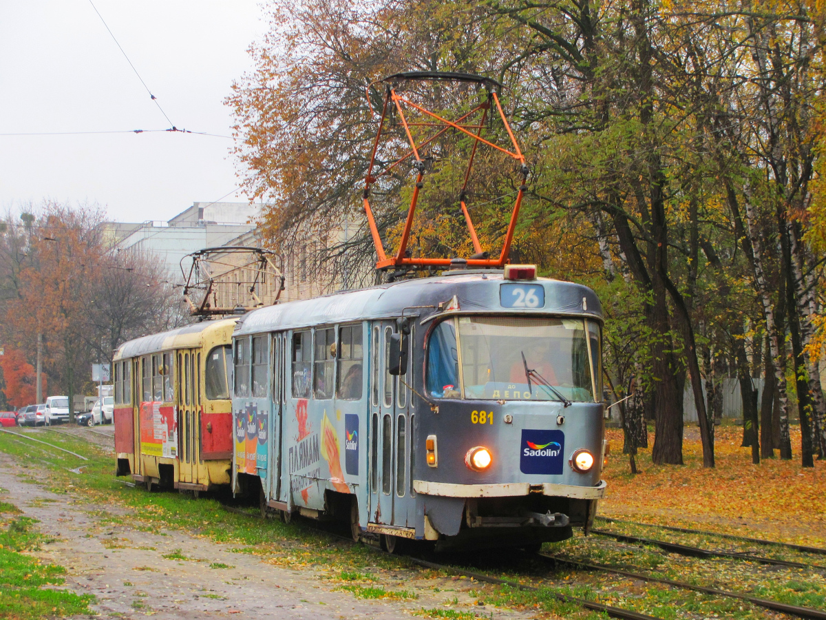 Харьков, Tatra T3SU № 681 Харьков, Tatra T3SU № 681