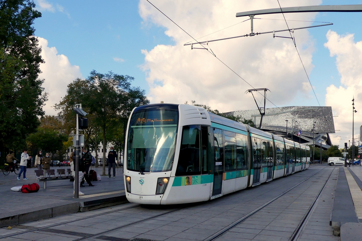 Париж -  Версаль -  Ивелин, Alstom Citadis 402 № 311