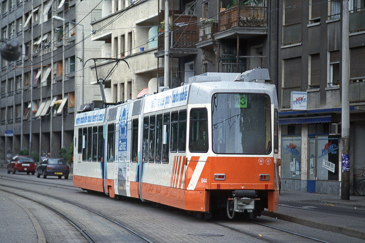 Женева, ACMV/ABB/Duewag Be 4/8 № 844