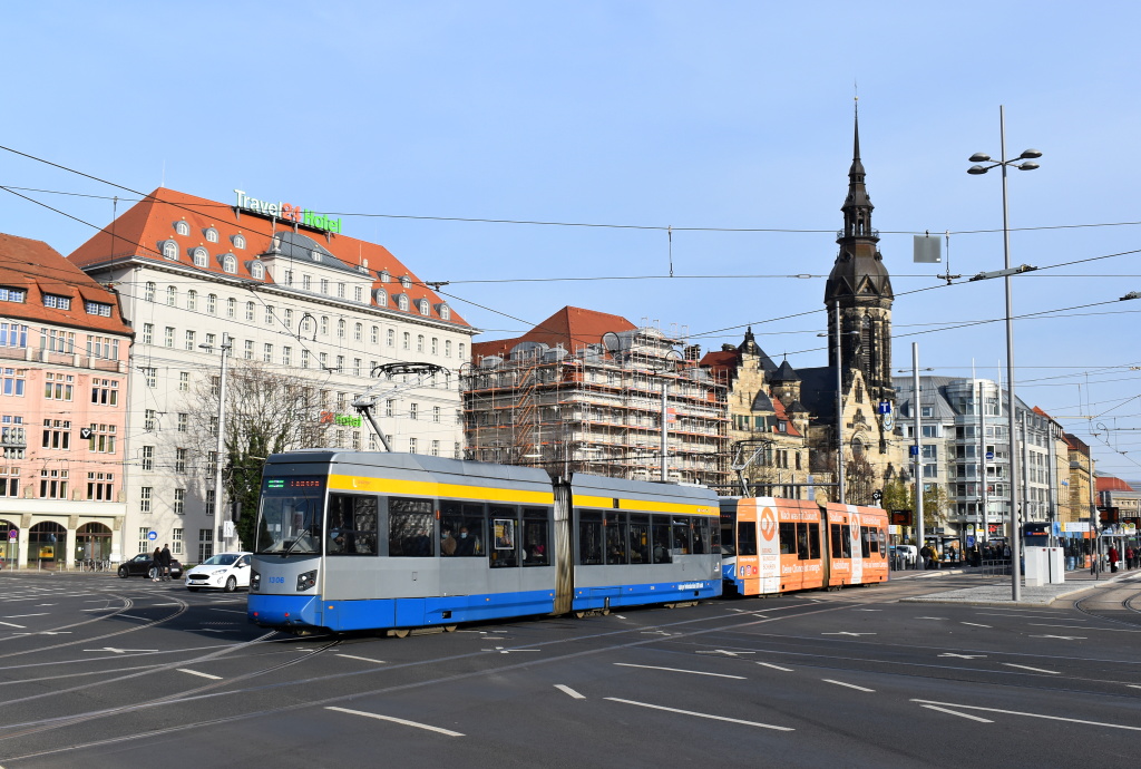 Лейпциг, Leoliner Fahrzeug-Bau Leipzig NGTW6L № 1306