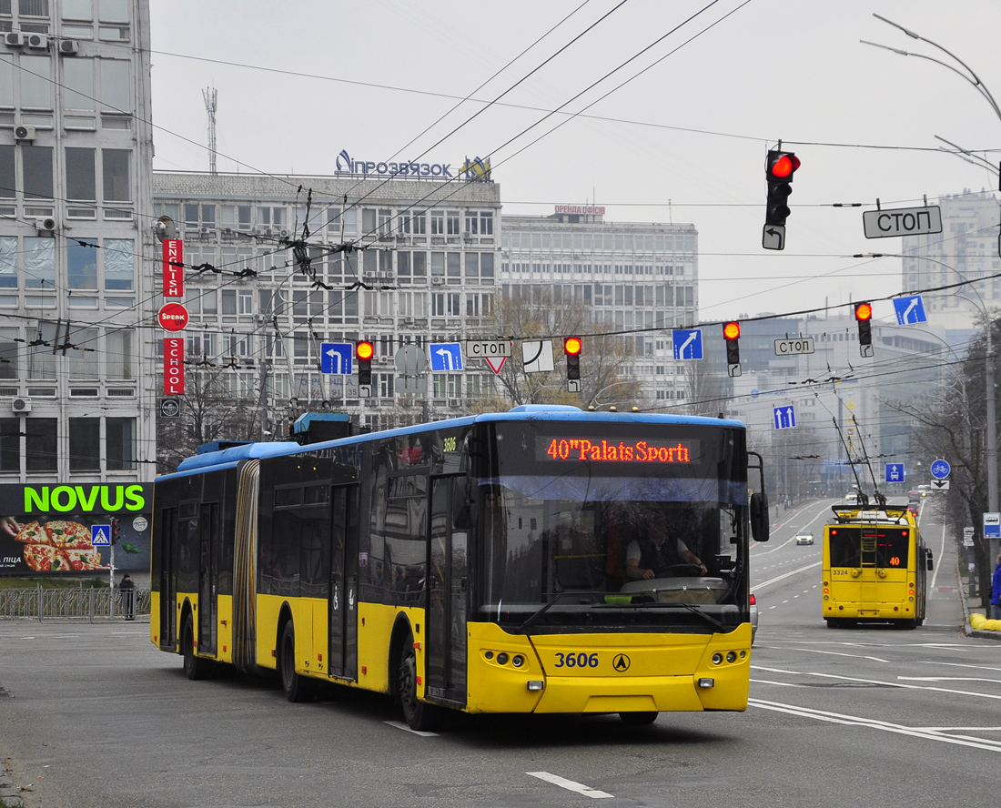Киев, ЛАЗ E301D1 № 3606
