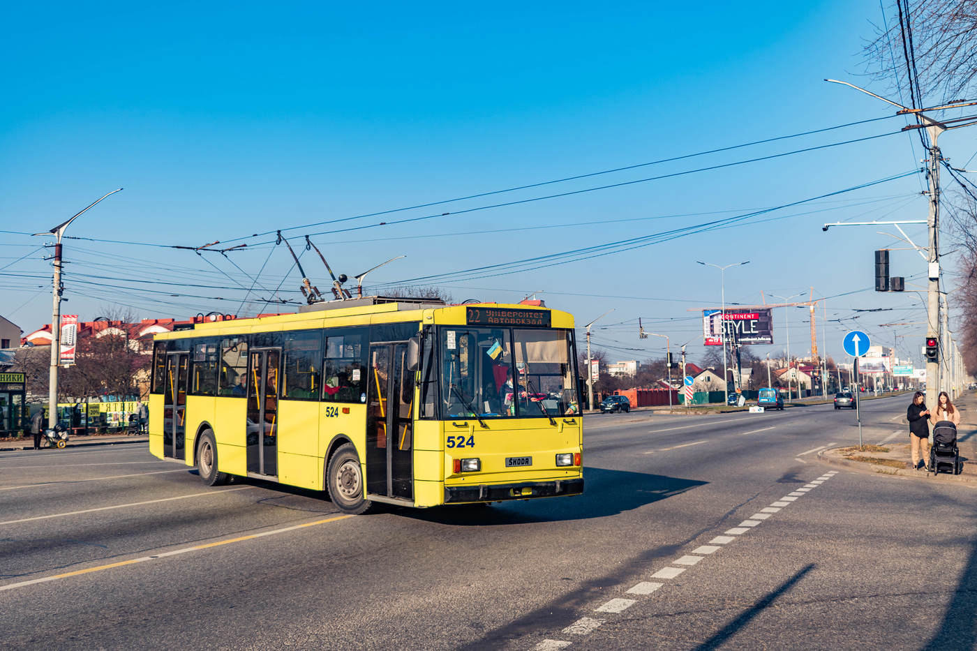 Львов, Škoda 14Tr02/6 № 524