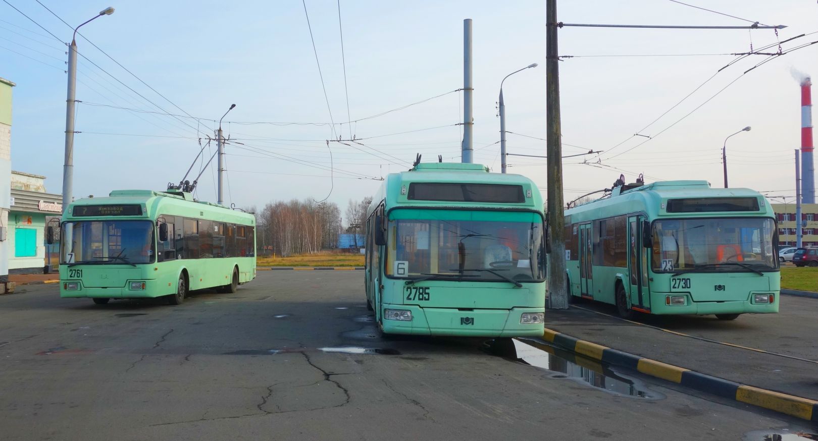 Гомель, БКМ 32102 № 2761; Гомель, БКМ 32102 № 2785; Гомель — Конечные станции