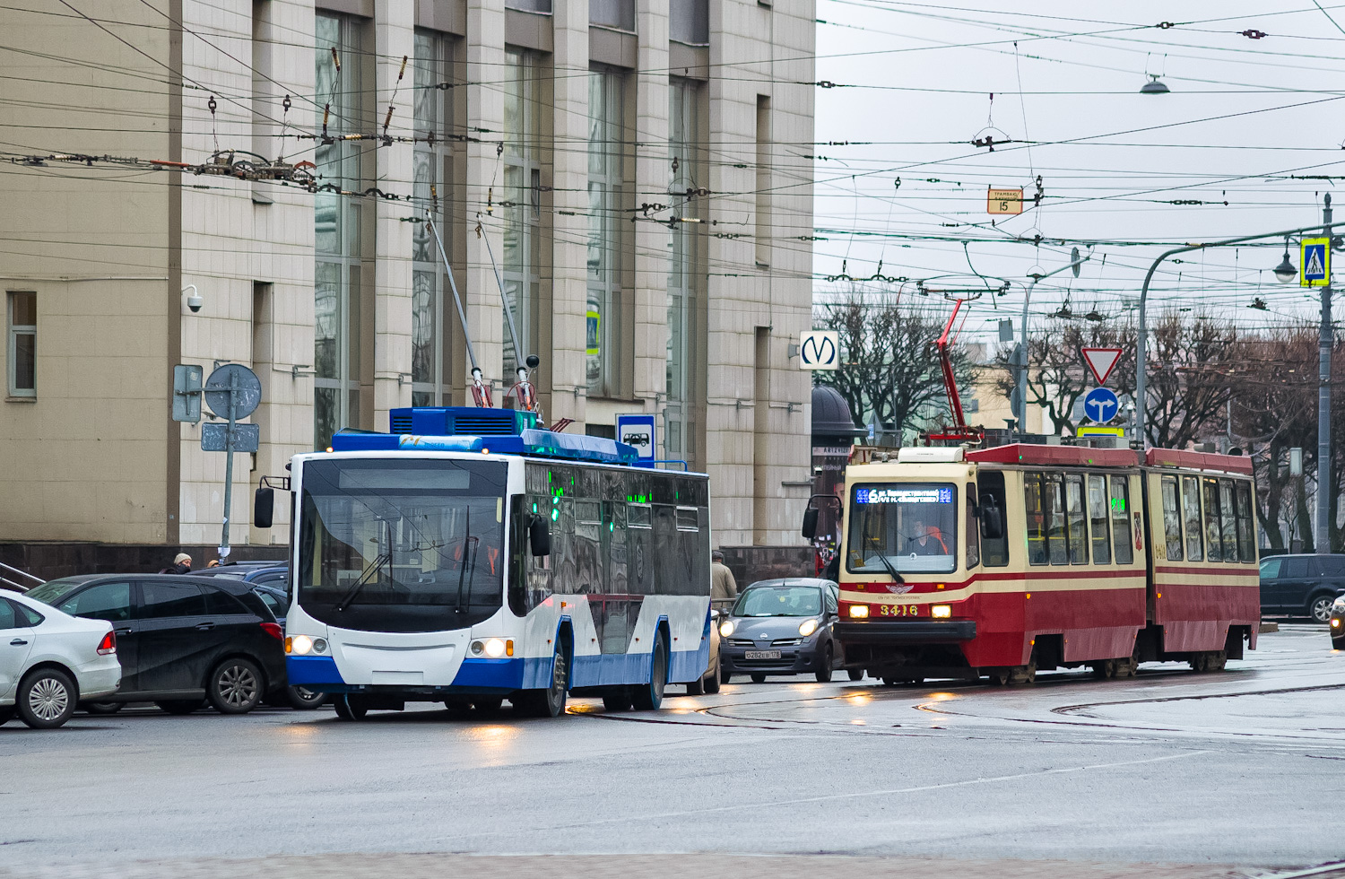 Санкт-Петербург, ВМЗ-5298.01 «Авангард» № 6861; Санкт-Петербург, ЛВС-86М2 № 3416