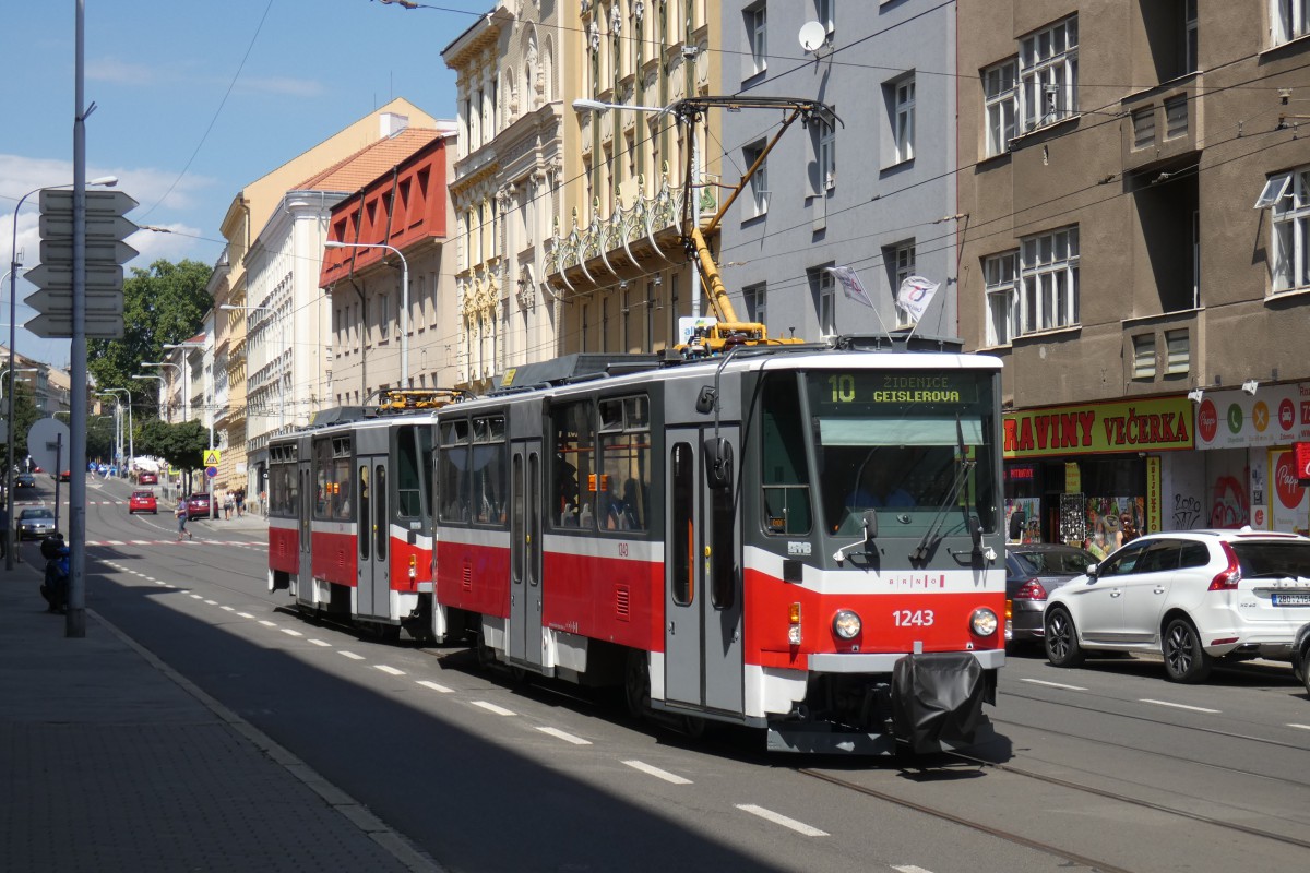 Брно, Tatra T6A5 № 1243
