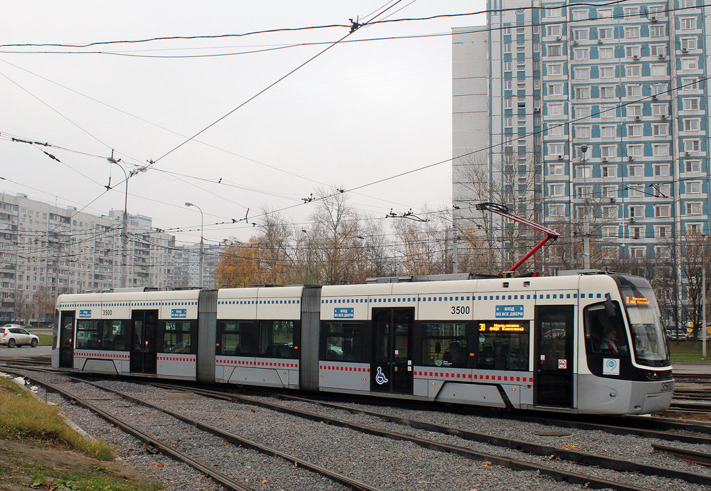 Москва, 71-414 (Pesa Fokstrot) № 3500