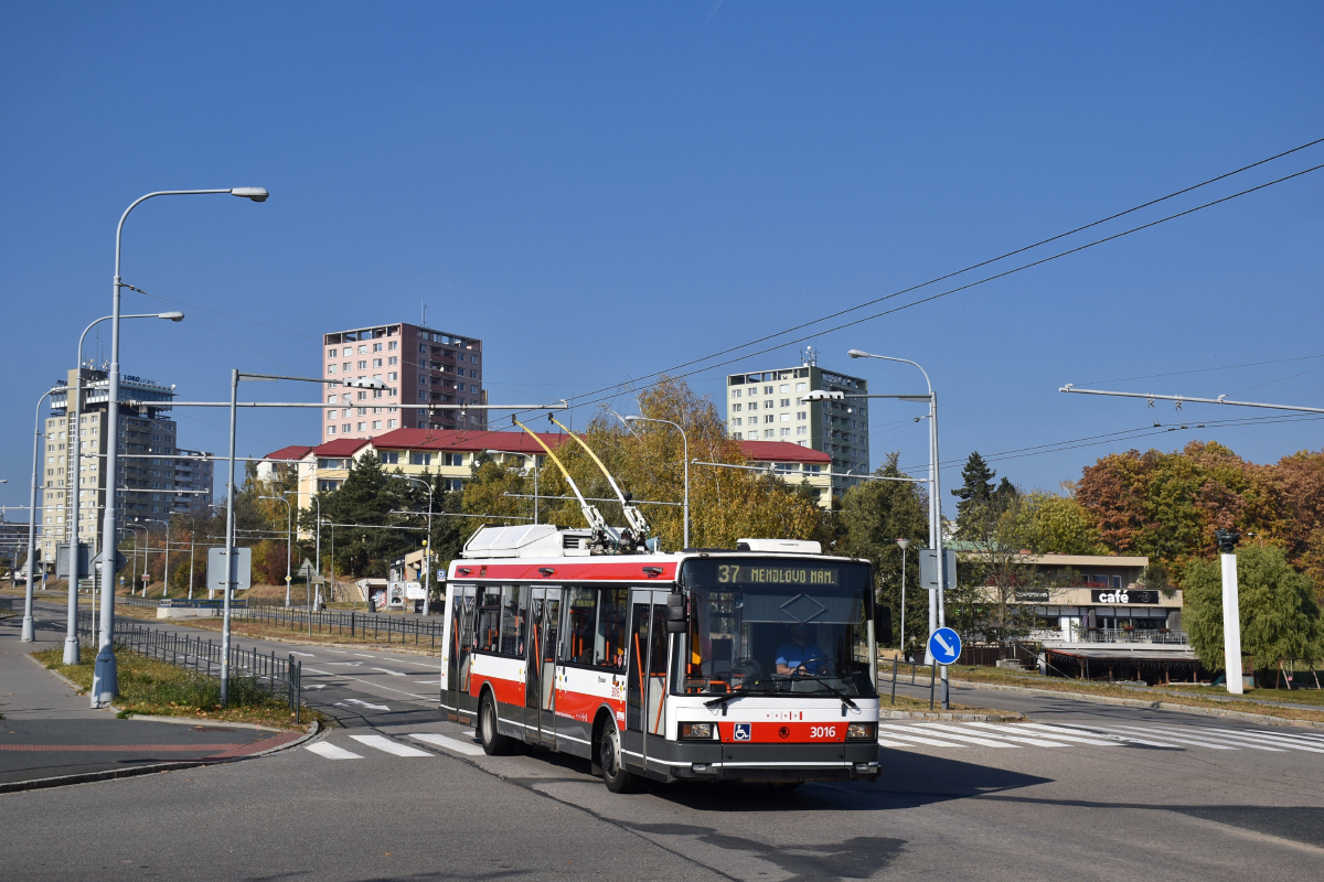 Брно, Škoda 21Tr № 3016
