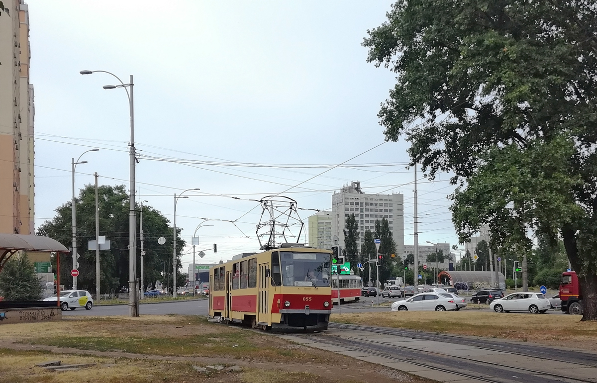 Киев, Tatra T6B5SU № 055