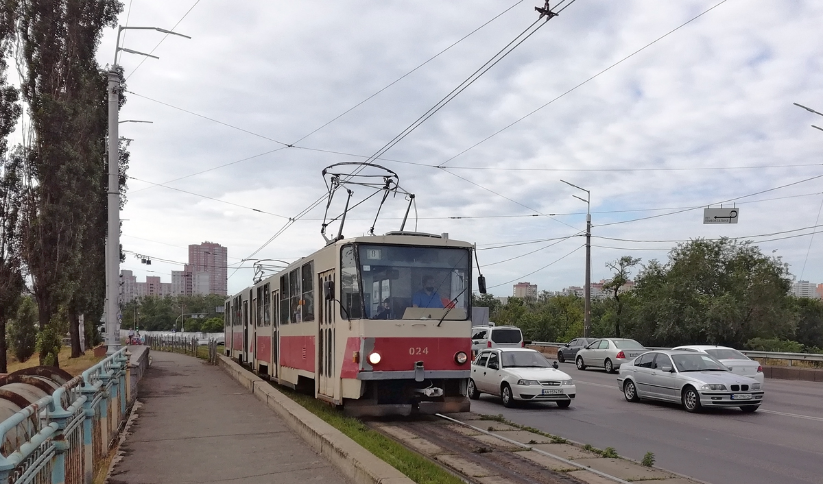Киев, Tatra T6B5SU № 024