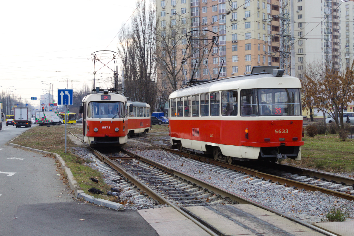 Киев, Tatra T3SUCS № 5573; Киев, Tatra T3SUCS № 5633