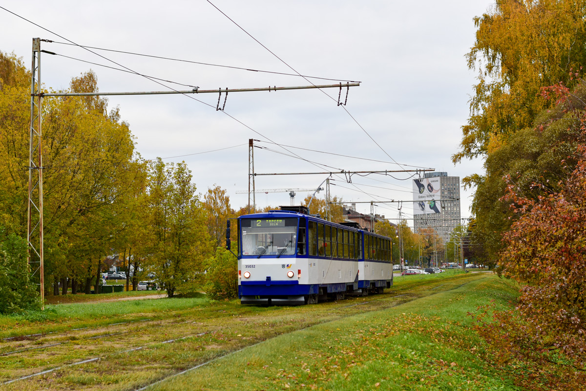 Рига, Tatra T3MR (T6B5-R) № 35032