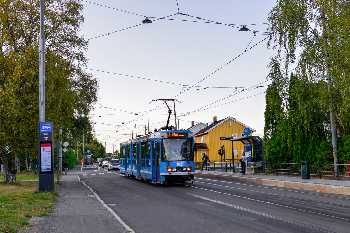Осло, Duewag SL 79/I № 102 Осло, Duewag SL 79/I № 102