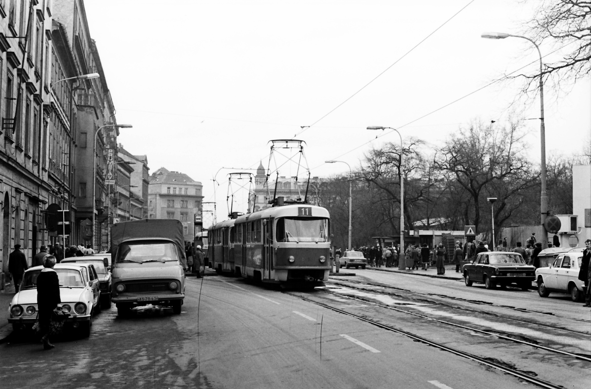 Прага, Tatra T3 № 6816; Прага — Старые фотографии