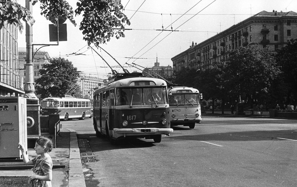 Киев, Škoda 9TrH25 № 1617; Киев — Исторические фотографии