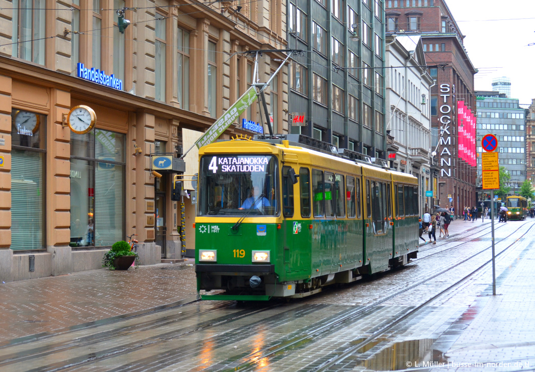 Helsinki — Espoo, Valmet MLNRV1 č. 119