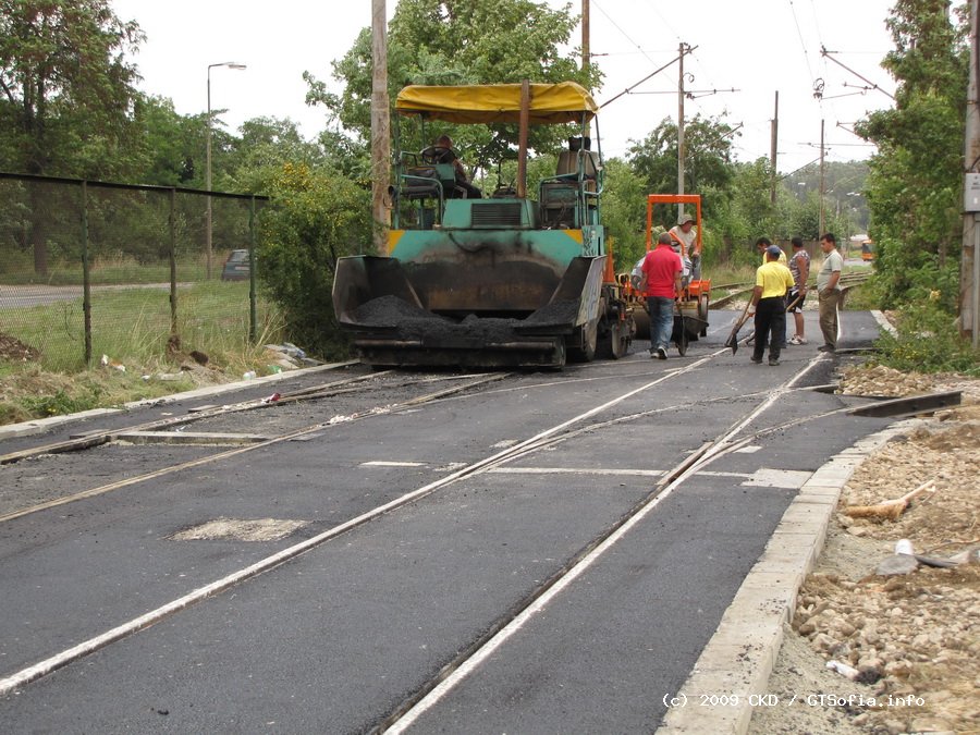 София — Въвеждане в експлоатация на недостроено трамвайно трасе от бул. Искърско шосе до ул. Обиколна — 2009-2010