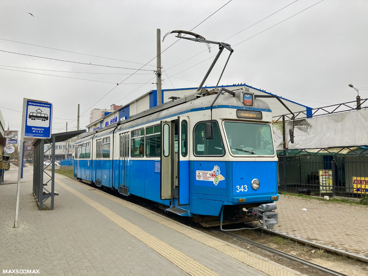 Винница, SWS/SIG/BBC Be 4/6 "Mirage" № 343