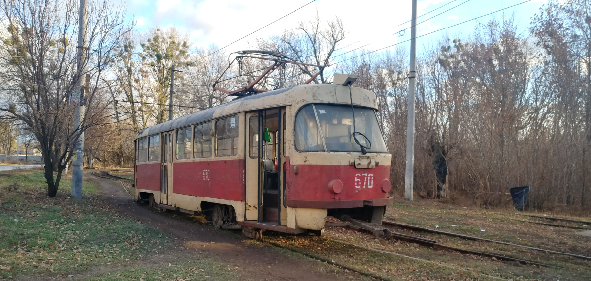 Харьков, Tatra T3SU № 670