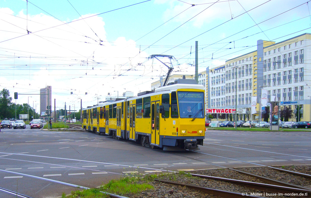 Берлин, Tatra KT4DM № 6036