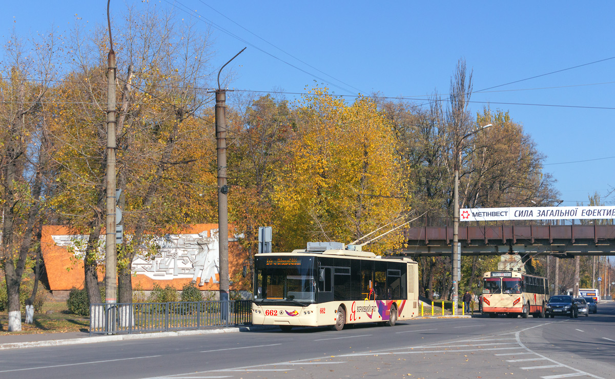 Кривой Рог, ЛАЗ E183D1 № 662