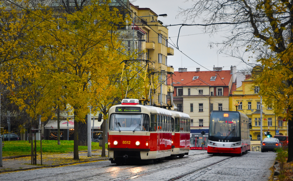 Прага, Tatra T3R.P № 8512