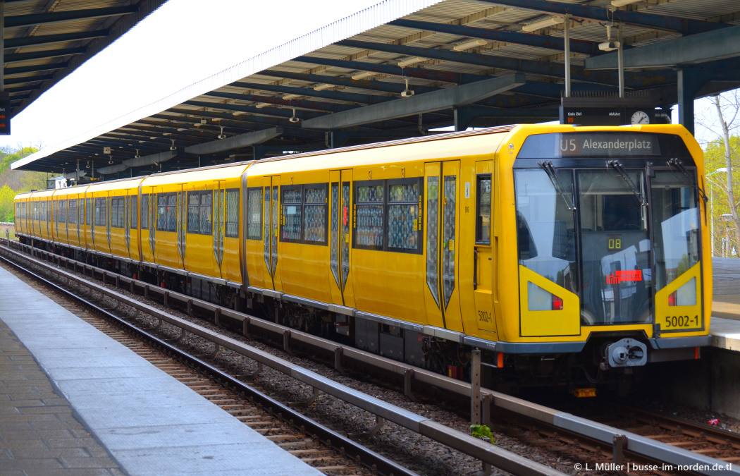 Берлин, BVG H95 № 5002-1