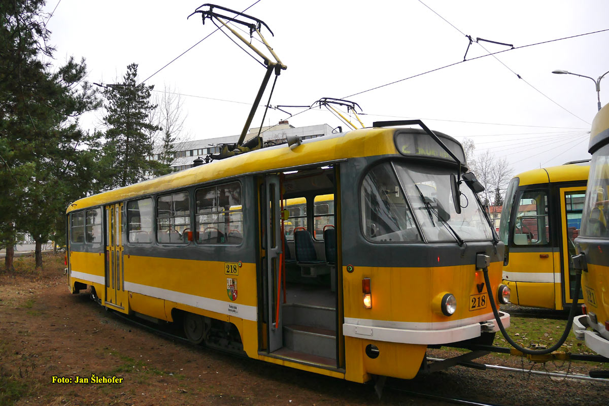 Пльзень, Tatra T3R.P № 218