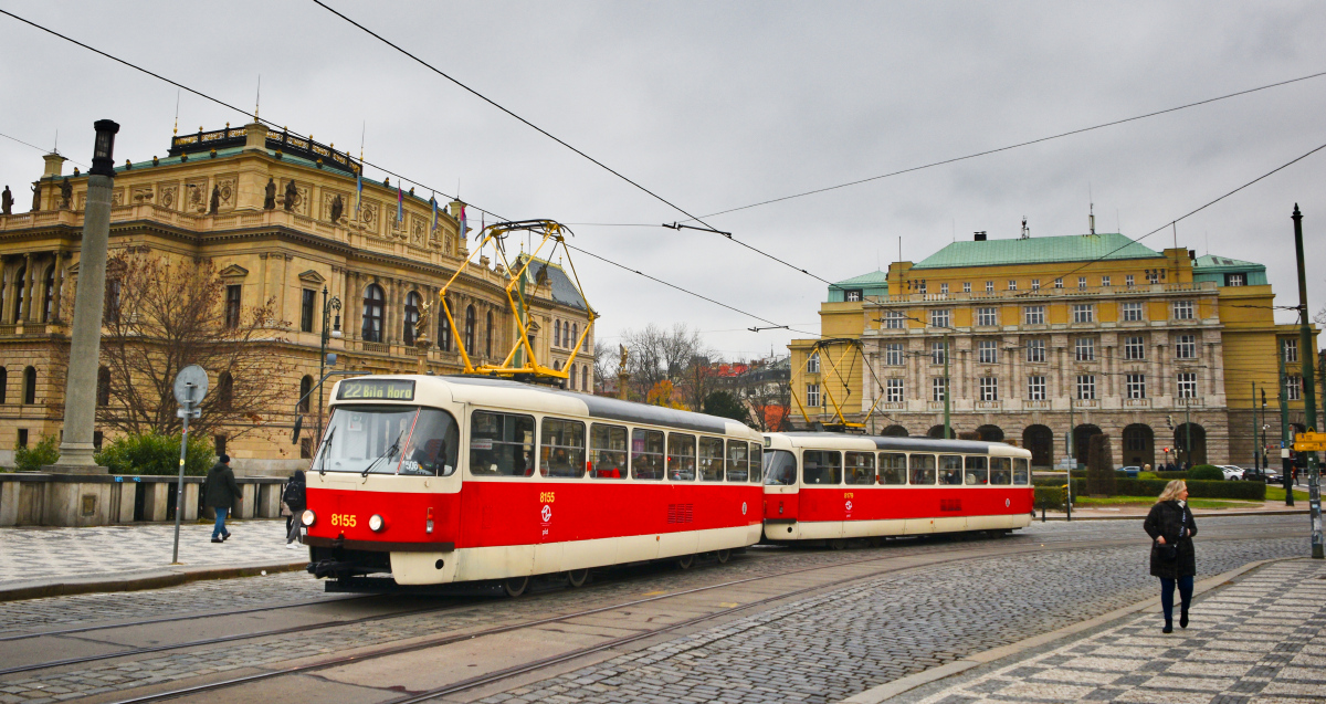 Прага, Tatra T3R.PV № 8155