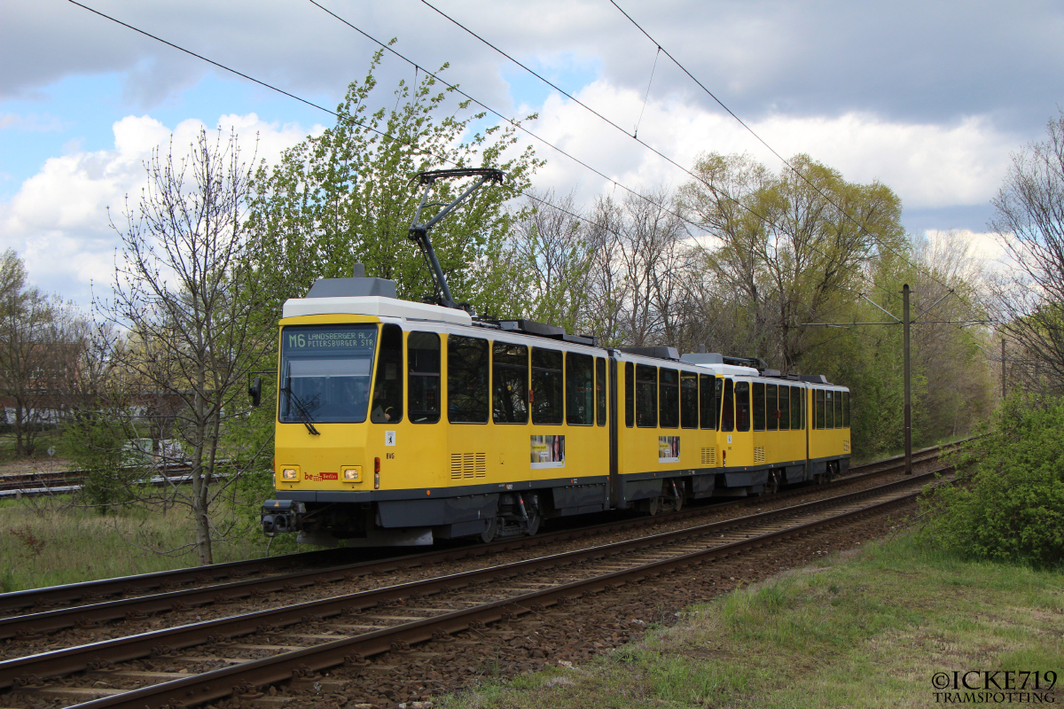 Берлин, Tatra KT4DM № 6092