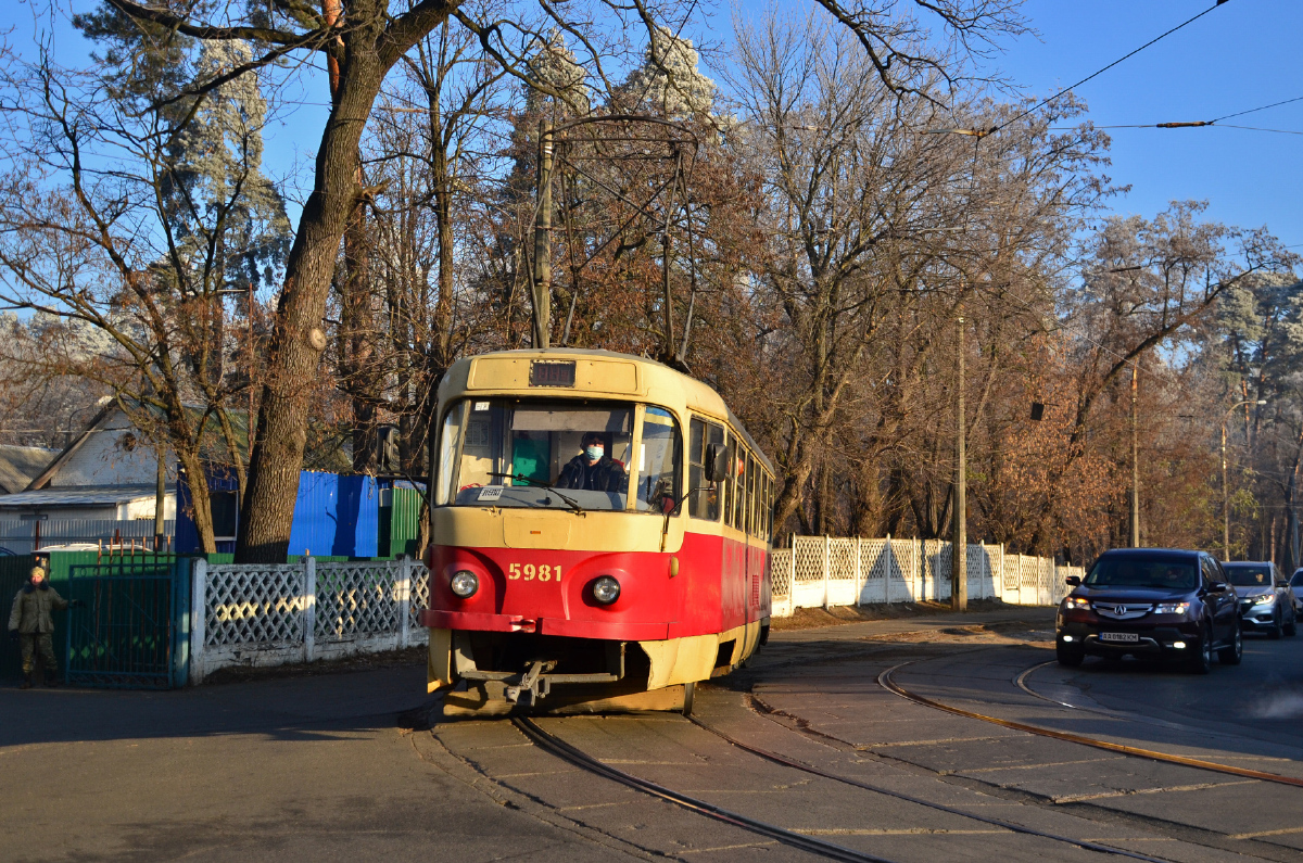 Киев, Tatra T3P № 5981