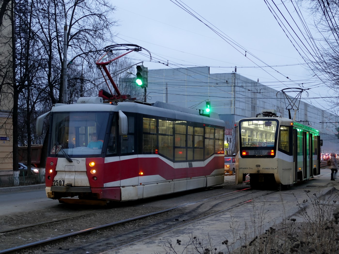 Нижний Новгород, 71-153.3 (ЛМ-2008) № 2507; Нижний Новгород, 71-619КТ № 3395