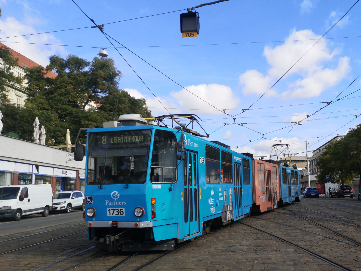 Брно, Tatra KT8D5R.N2 № 1736