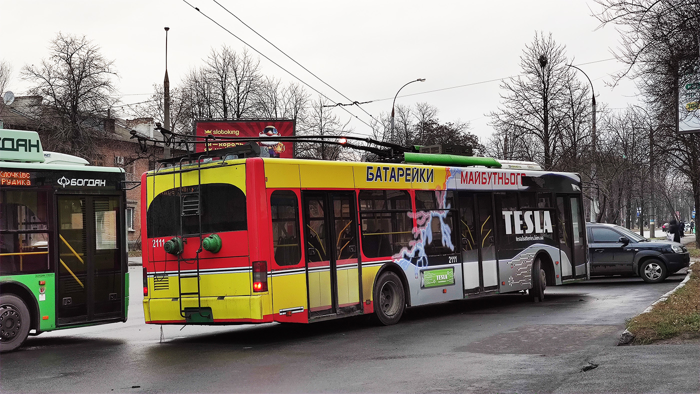 Харьков, ЛАЗ E183A1 № 2111 Харьков, ЛАЗ E183A1 № 2111