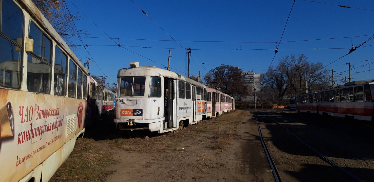 Запорожье, Tatra T3SU № 367; Запорожье, Tatra T3SU № 804