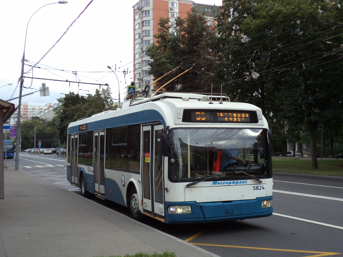 Москва, БКМ 321 № 5824; Москва — Закрытие движения Московского троллейбуса 24 — 25 августа 2020