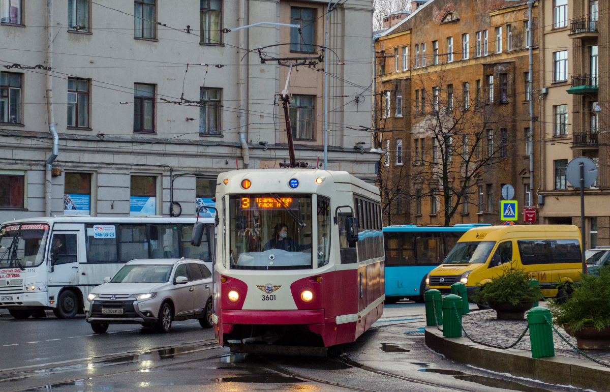 Санкт-Петербург, ЛМ-68М2 (мод. СПб ГЭТ) № 3601