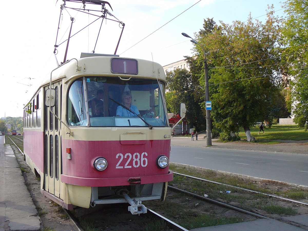 Ижевск, Tatra T3SU (двухдверная) № 2286