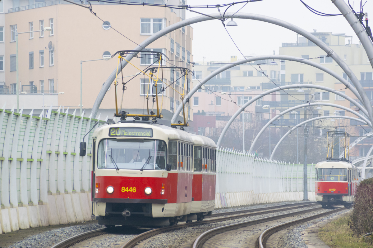 Прага, Tatra T3R.P № 8446