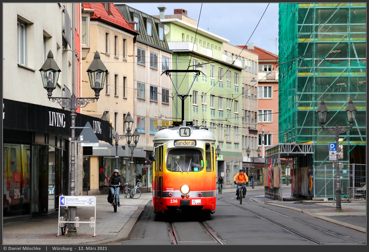 Würzburg, Duewag GT8 Br. 236