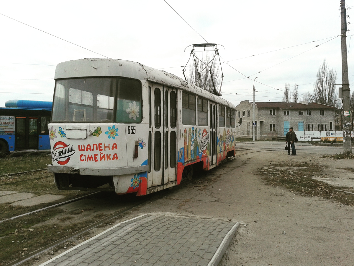 Каменское, Tatra T3SU № 655