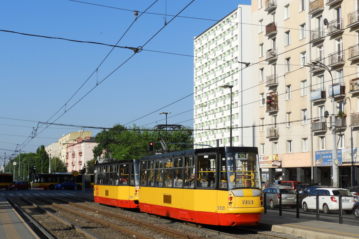 Варшава, Konstal 105N2k/2000 № 2121