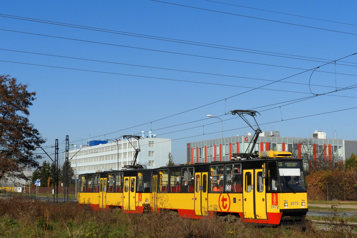 Варшава, Konstal 105N2k № 2072