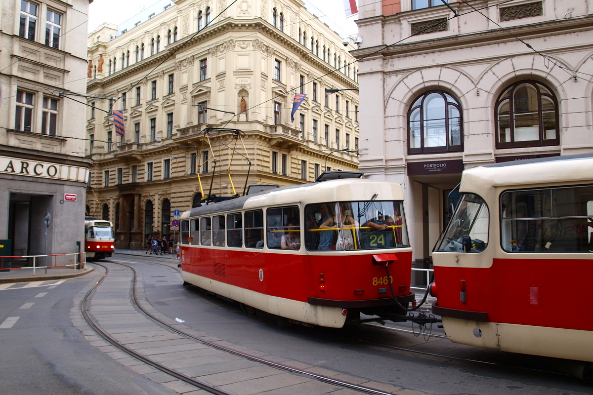 Прага, Tatra T3R.P № 8460