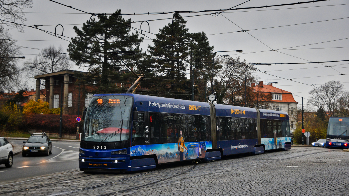 Прага, Škoda 15T3 ForCity Alfa Praha № 9313