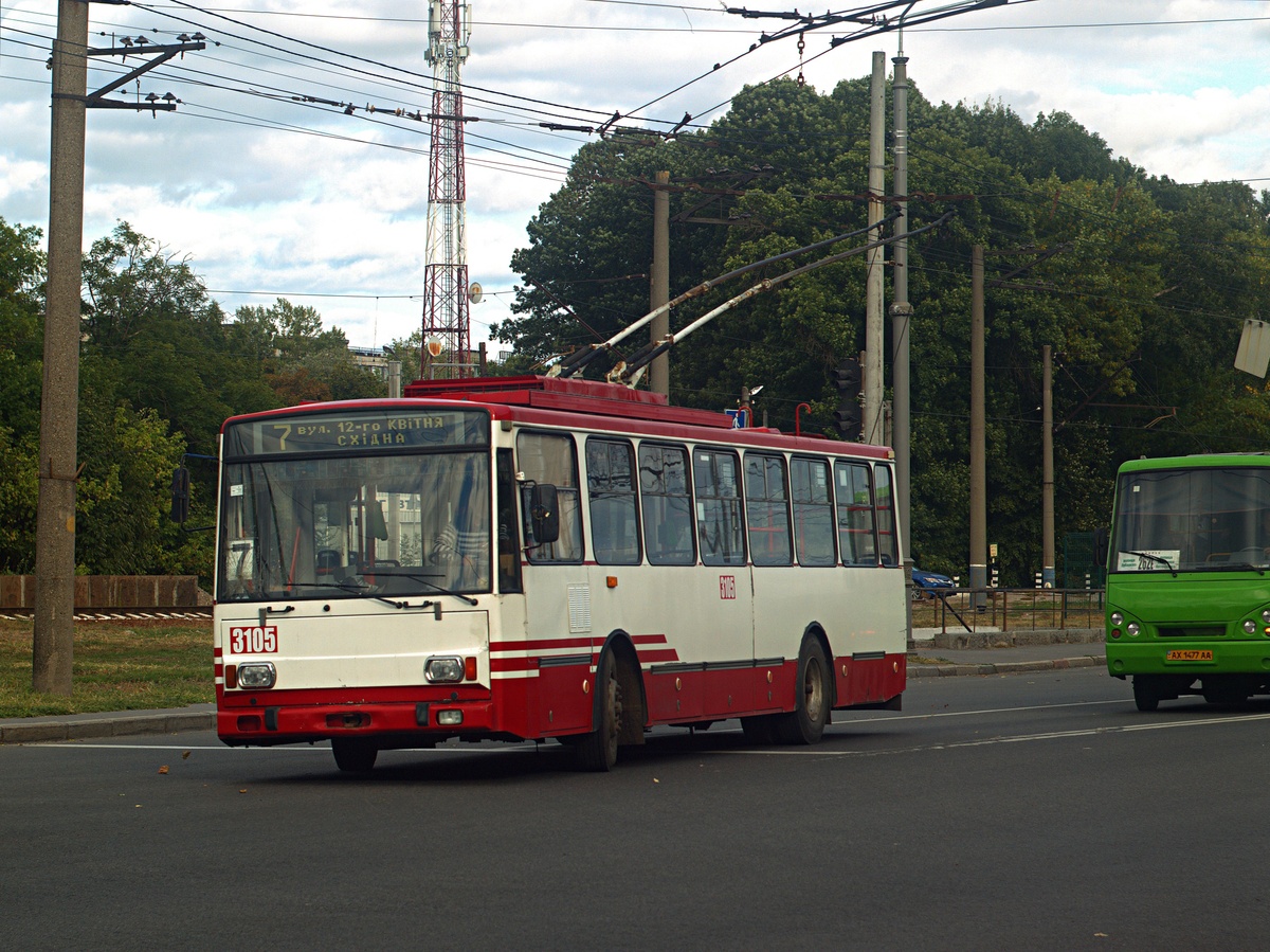 Харьков, Škoda 14Tr17/6M № 3105