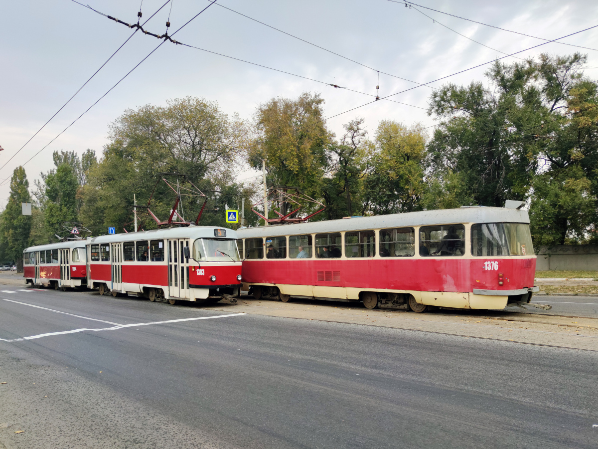 Днепр, Tatra T3R.P № 1383
