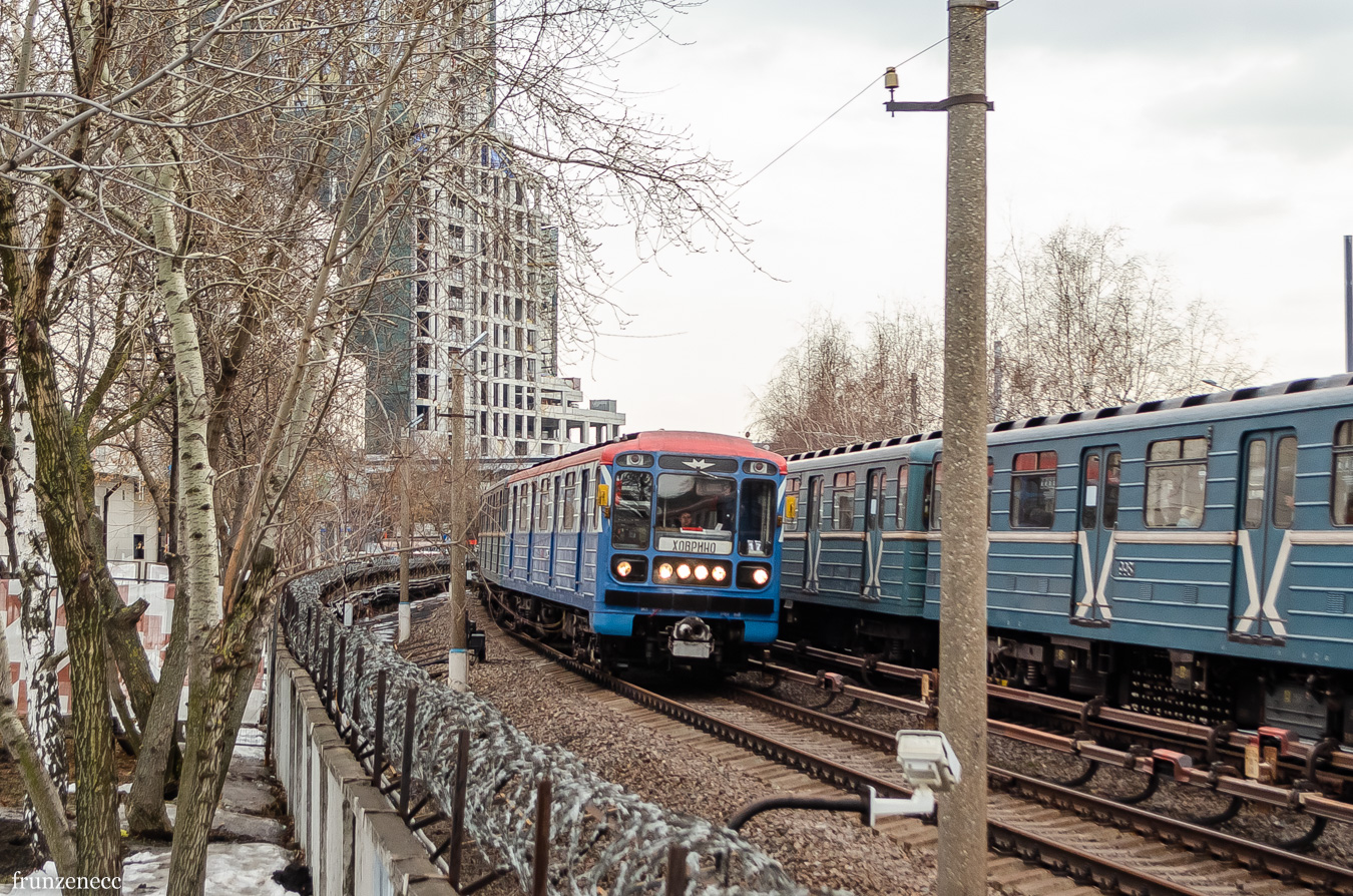 Moskva, 81-717.5М (MVM) Br. 2614; Moskva — Metro — [2] Zamoskvoretskaya Line; Moskva — Metro — Vehicles — Type 81-717/714 and modifications