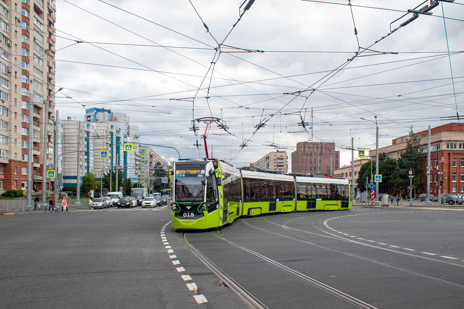 Sankt-Peterburg, Stadler B85600M № 018