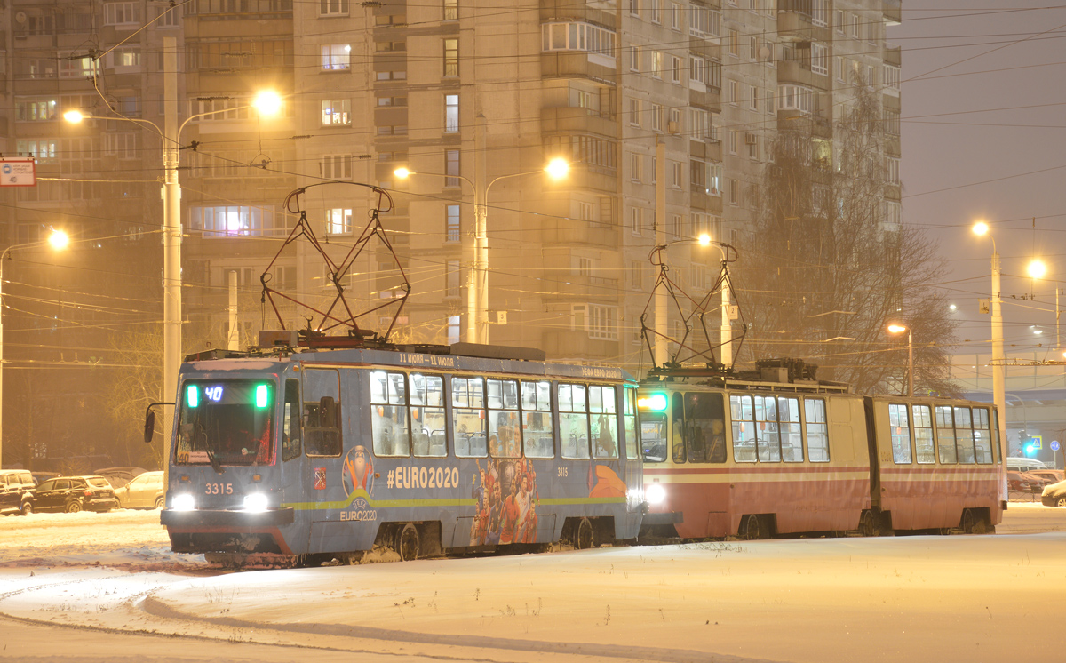 Санкт-Петербург, 71-134К (ЛМ-99К) № 3315; Санкт-Петербург, ЛВС-86К № 3089