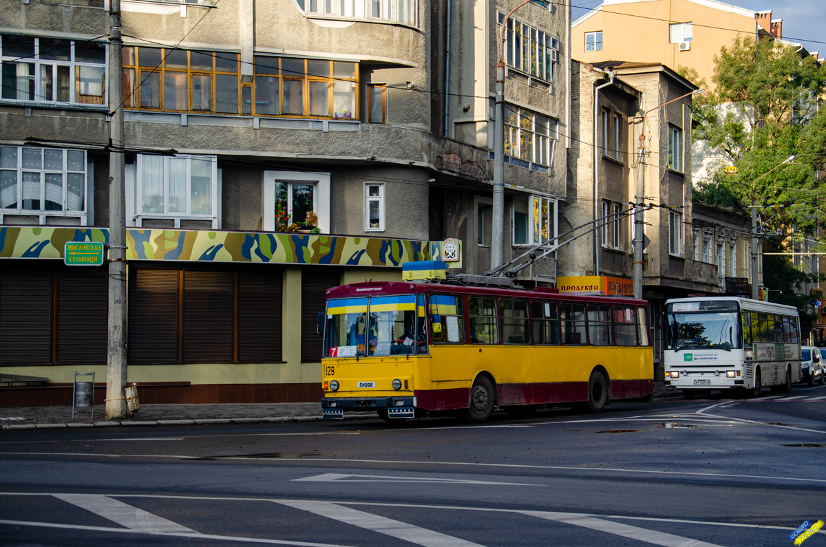 Івано-Франківськ, Škoda 14Tr02 № 129 Івано-Франківськ, Škoda 14Tr02 № 129